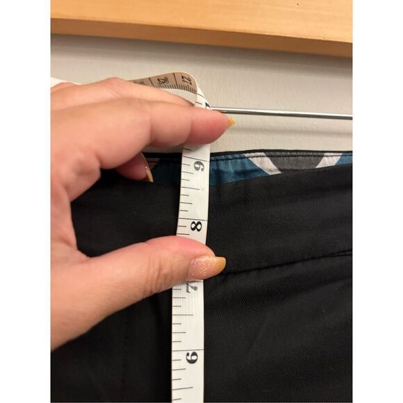 Ted Baker Cotton Stretchy Pants sz 2 (US 4-6 small) mid-rise career minimalist c - Picture 6 of 8